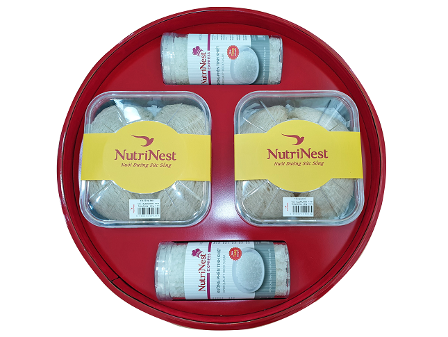 Quà Tặng Trống Đồng Yến Nguyên Tổ hộp 200g - Nutri Nest 